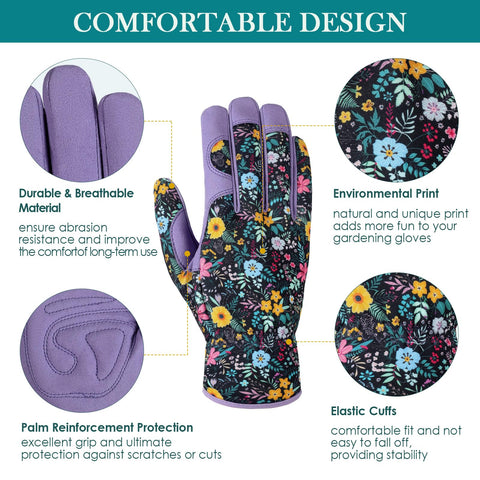 Trifabricy gloves palm grip emphasizes ergonomic design for precise tool handling.