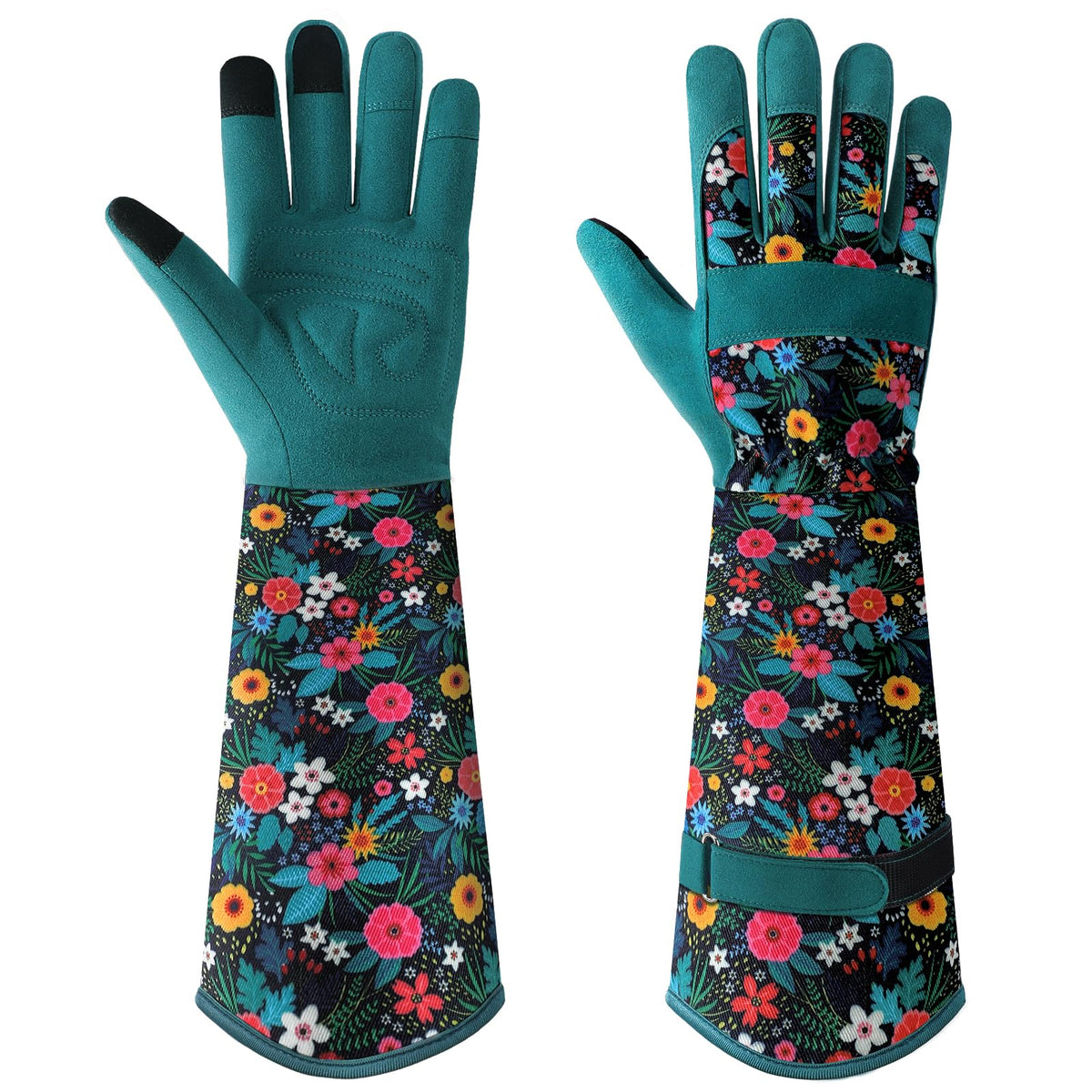 Trifabricy garden gloves for women with long breathable design offer all-day comfort.