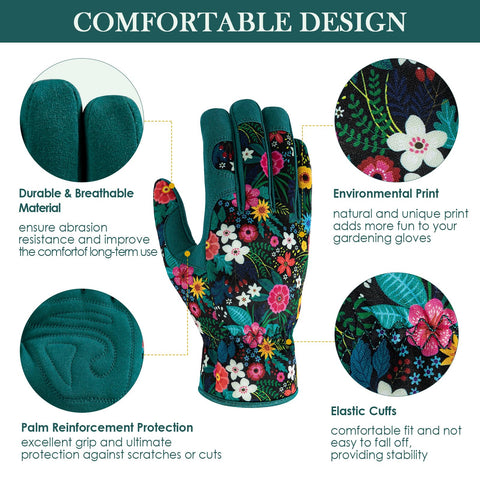 Trifabricy puncture-resistant gloves offering durable protection for heavy-duty tasks