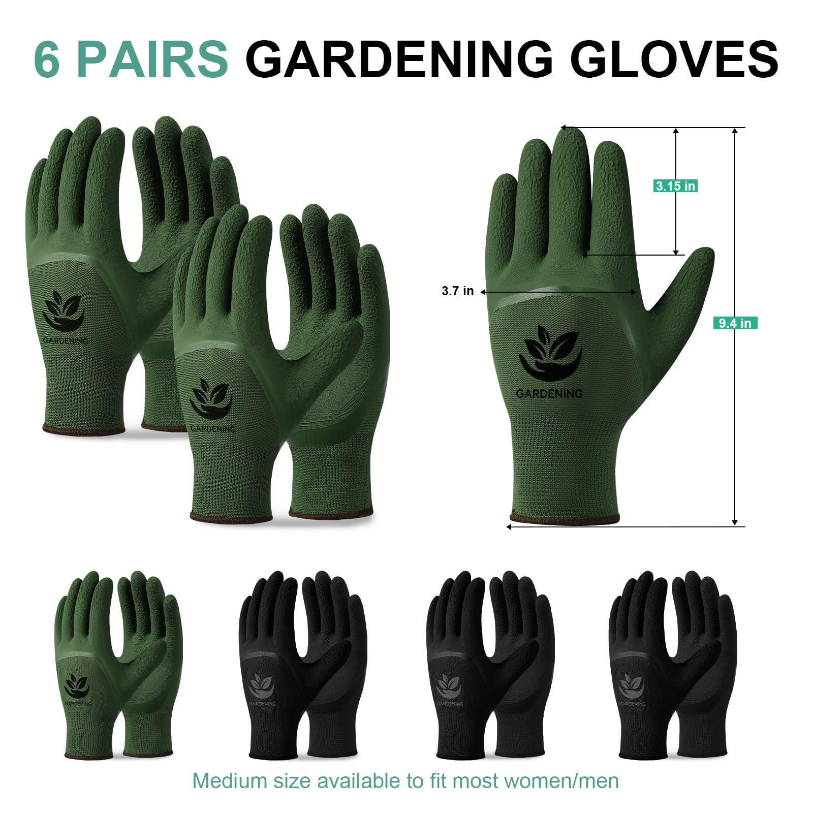 Trifabricy gloves worn on hand demonstrate snug fit and flexibility.