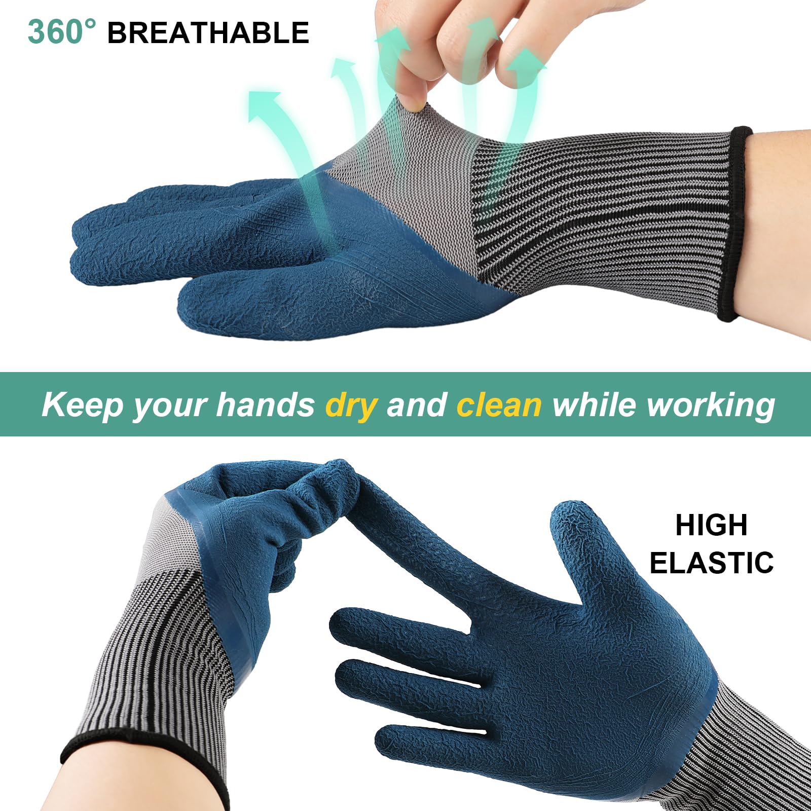Trifabricy gloves offer medium unisex fit for a wide range of hands