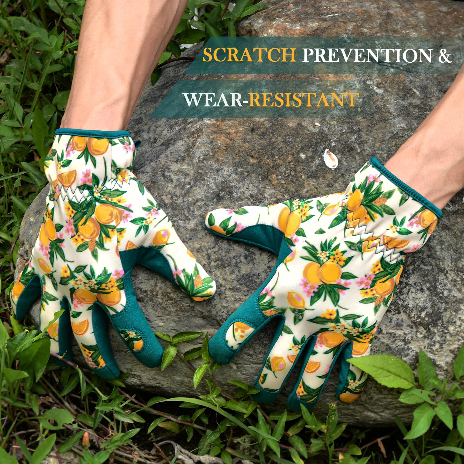 Trifabricy gloves show ergonomic palm grip for precise tool handling.