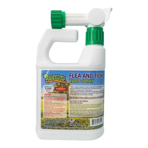 Trifecta easy-application hose-end sprayer provides even coverage.