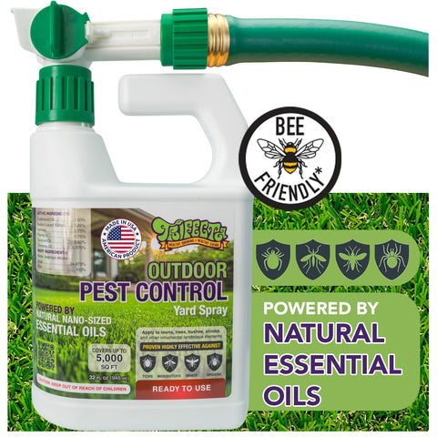 Trifecta Outdoor Pest Control cedarwood oil close-up highlighting natural repellent.