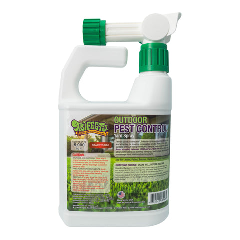 Trifecta Outdoor Pest Control spray nozzle demonstrating easy application.