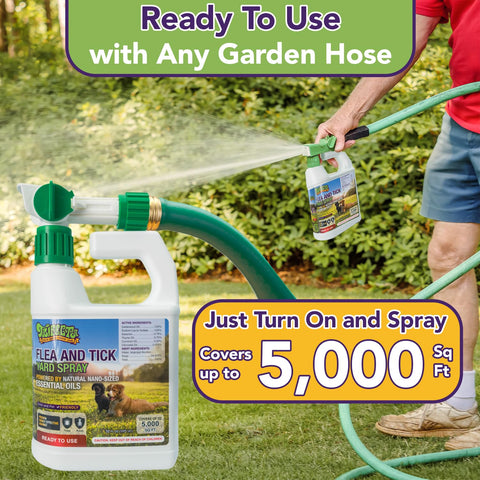 Trifecta pet-safe yard spray designed for homes with dogs and kids.