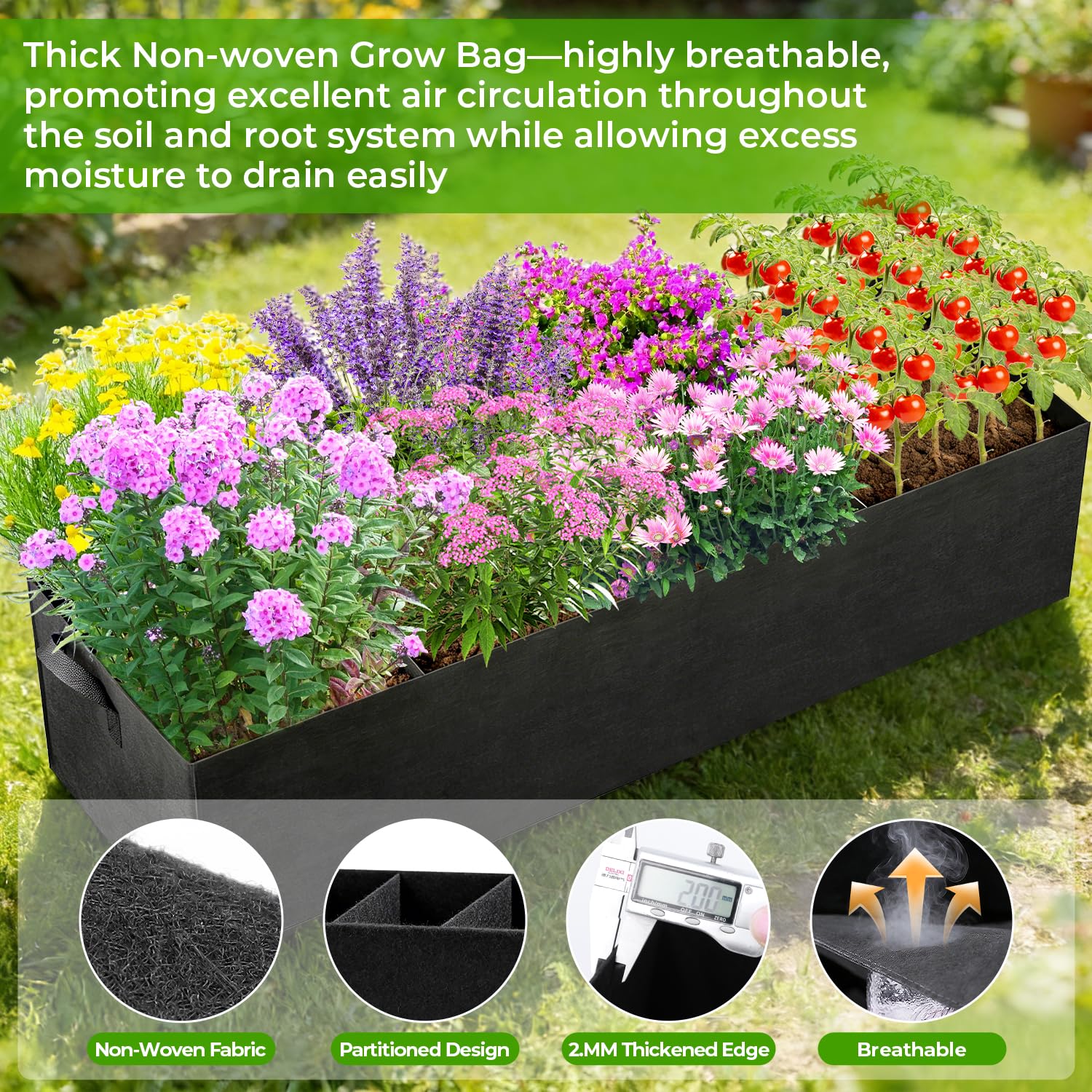 TrigenTeels supports cucumbers, tomatoes, beans and more for vertical gardening.