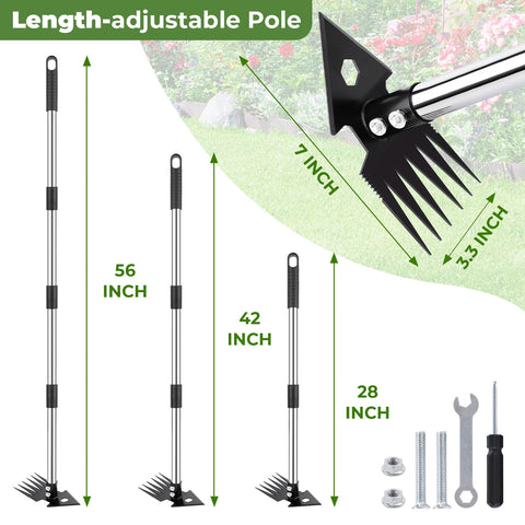 TrigenTeels soil-loosening-and-digging enables prep work with minimal effort.