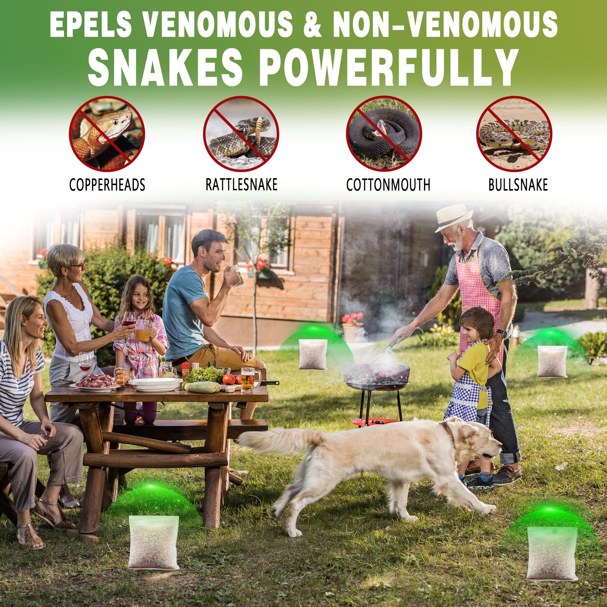 Trihood outdoor use repellent applied in garden spaces creates a natural barrier