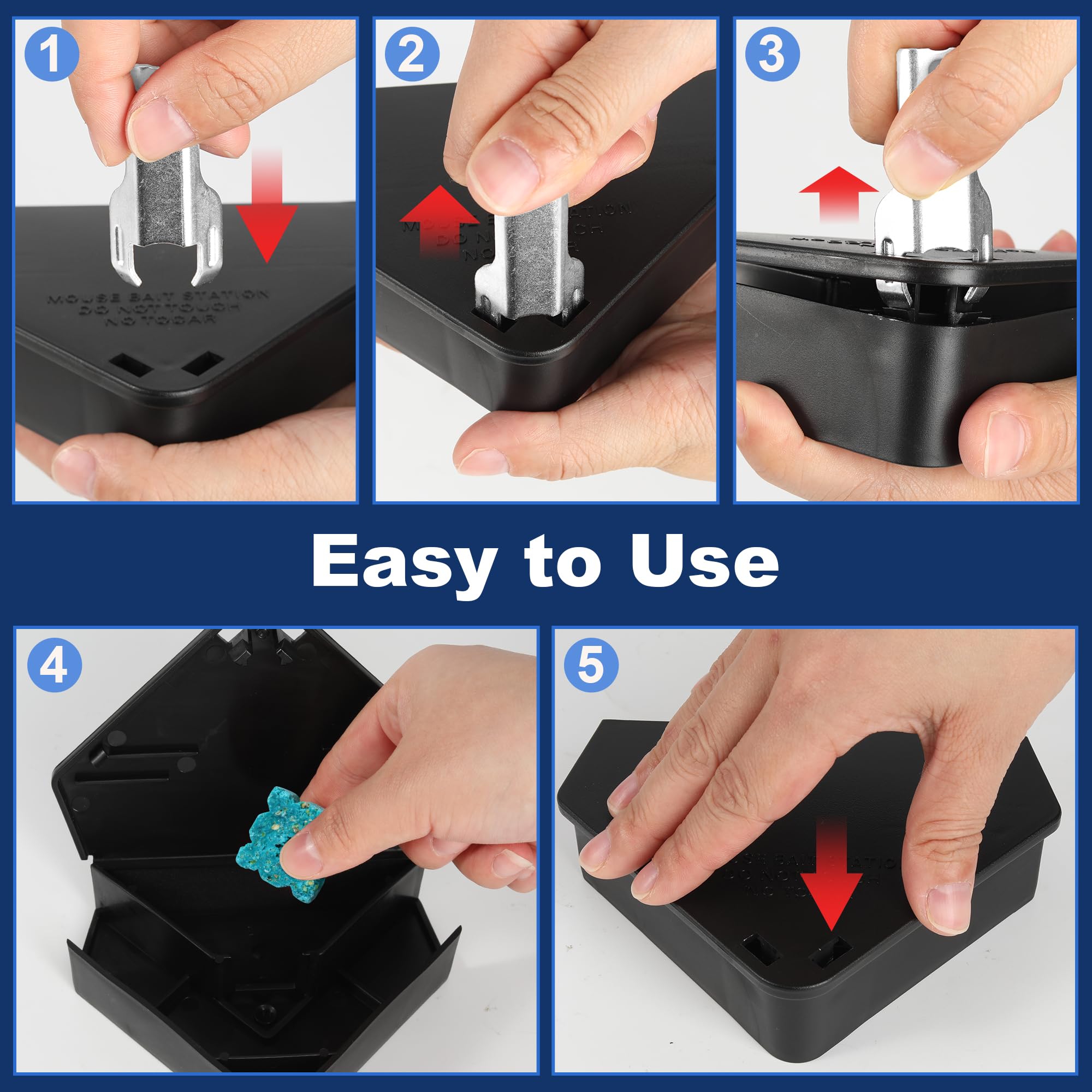 Stainless steel keys prevent curious kids and pets from opening