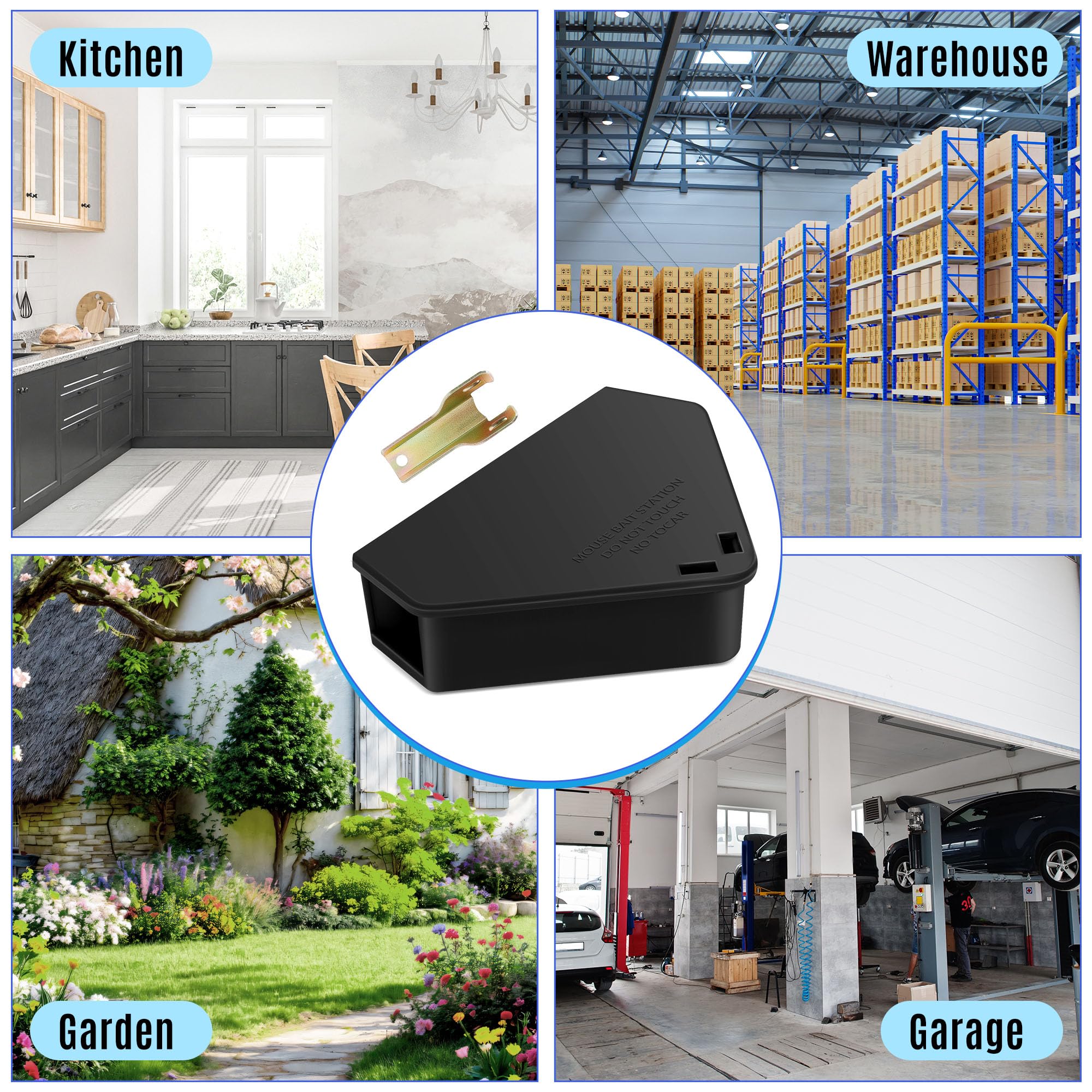 Versatile use in kitchens, basements, attics, and storage areas.