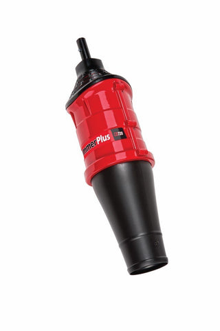 CB720 concentrator nozzle focuses air along the ground for precise control.