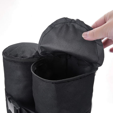 Rugged carrying strap helps move TRINKA bags easily