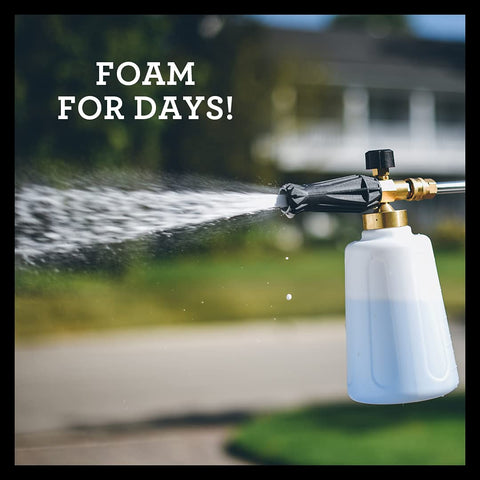 TriNova detailing foam creates rich suds for vehicles.