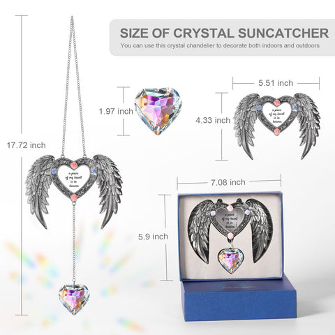 TRINYVORA memorial display hangs indoors or outdoors for a tranquil tribute