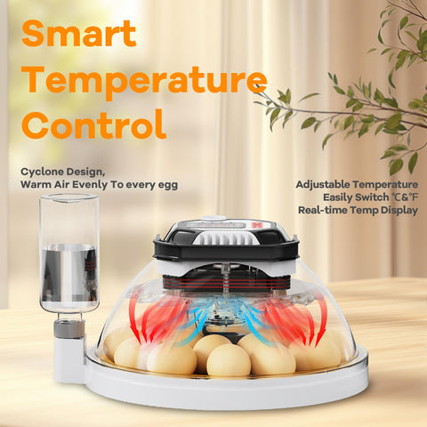 TRIOCOTTAGE incubator-safe-operation features a stable heater and alerts for deviations.