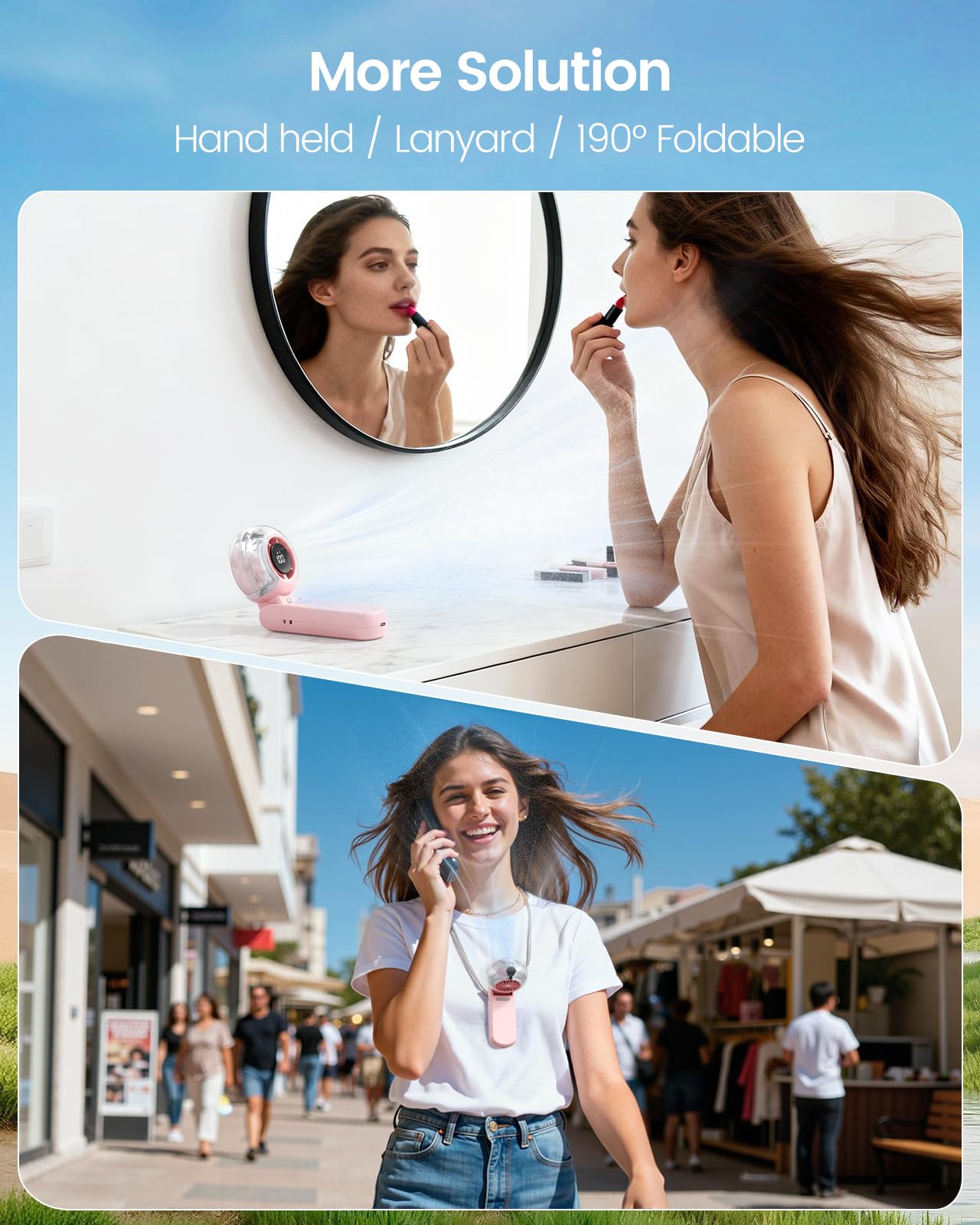 TriPole 4000mAh battery powers long sessions outdoors.