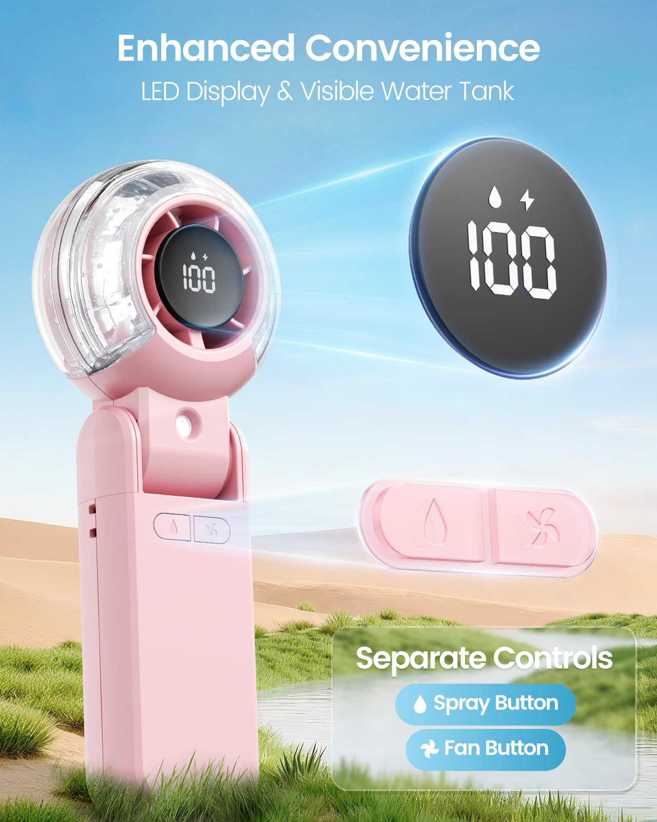 TriPole LED display shows battery and speed for easy monitoring.