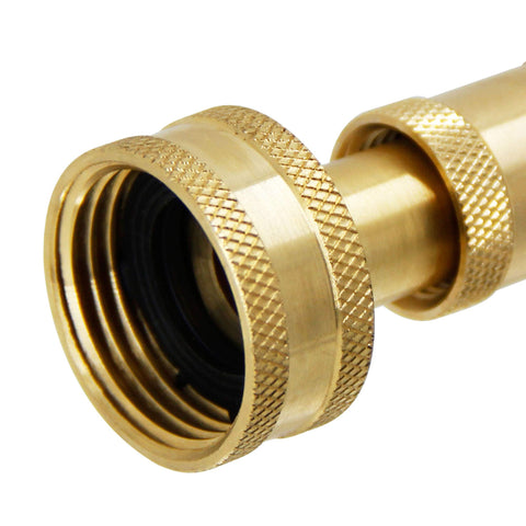Triumpeek 3/4-inch thread fits standard hoses securely.