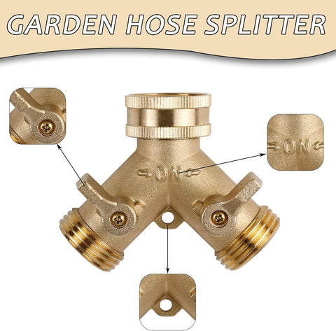Triumpeek two valves flow-control design allows precise watering in the yard