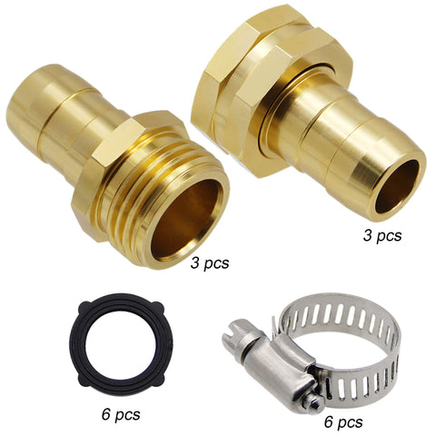 Triumpeek stainless steel hose clamps secure the connection reliably