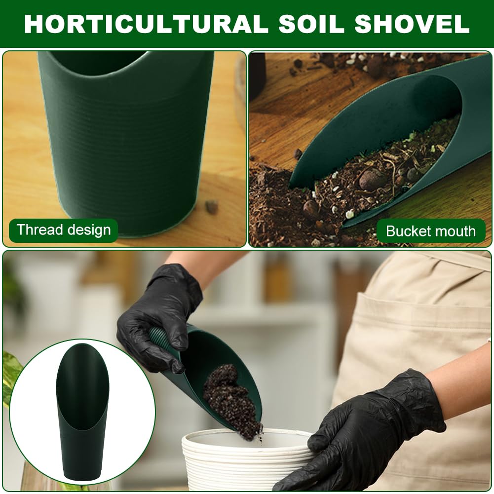 Trivolein durable plastic trowel and scoop withstand daily gardening