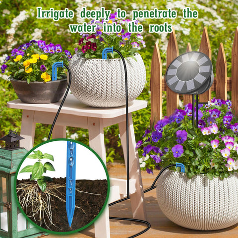 TRJZWA 10-meter water hose enabling flexible drip layout for gardens.
