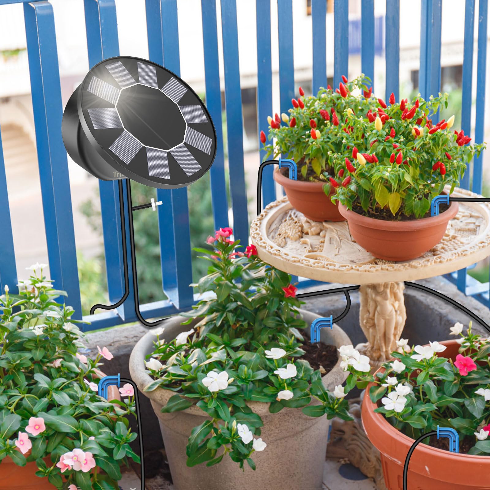 TRJZWA garden irrigation system setup supports versatile home garden layouts.