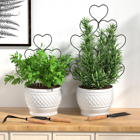 Trlzey height options 14.6, 20.5, 26.8 inches fit pots
