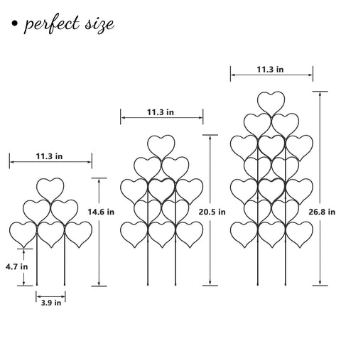 Trlzey small garden trellis for pots supports climbing vines indoors