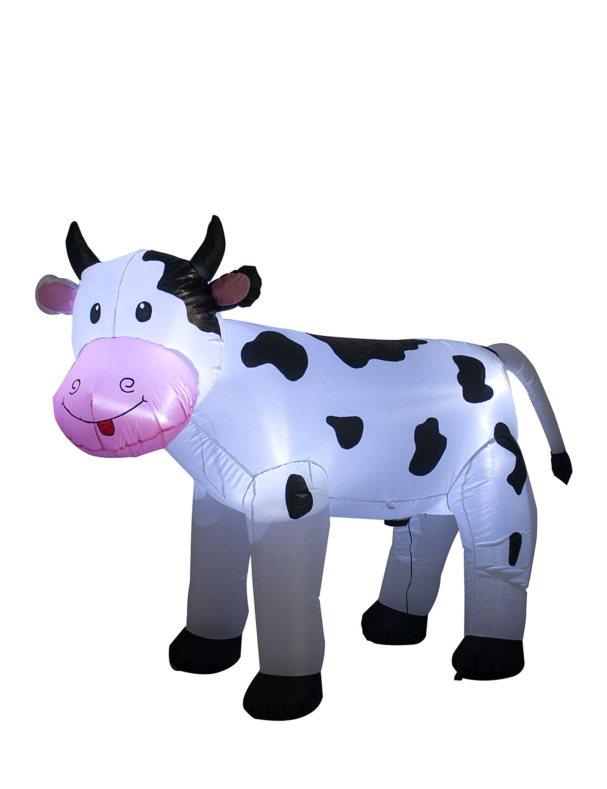 TRMESIA inflatable cow rear zipper enables quick deflation and storage