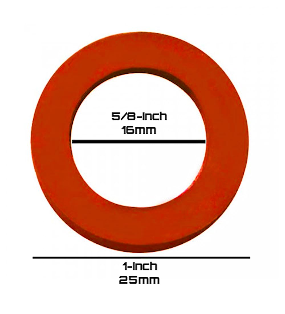 TRONWIRE washer closeup shows red seals ensuring leak prevention and durability.