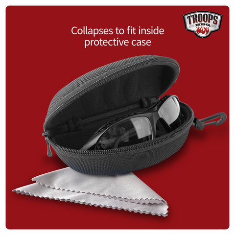 TROOPS BBQ unisex safety eyewear for barbecue and outdoor cooking.