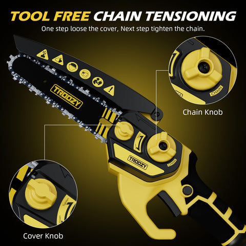 TROOZY 21V 3000mAh battery provides long cordless runtime
