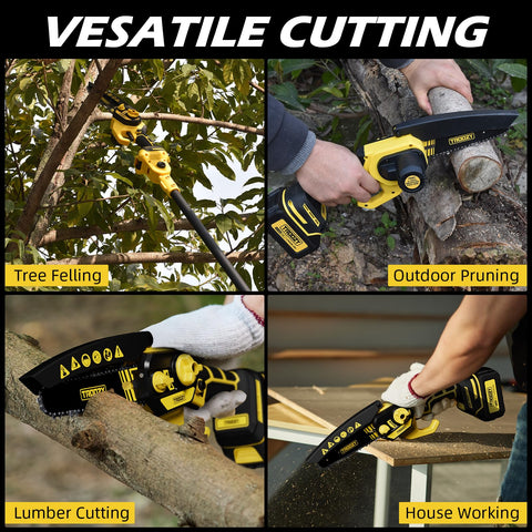 TROOZY cordless design enables up to 100 minutes of cutting on a single charge