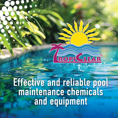 TropiClear Pool Stabilizer in a hot tub context for stable, comfortable water