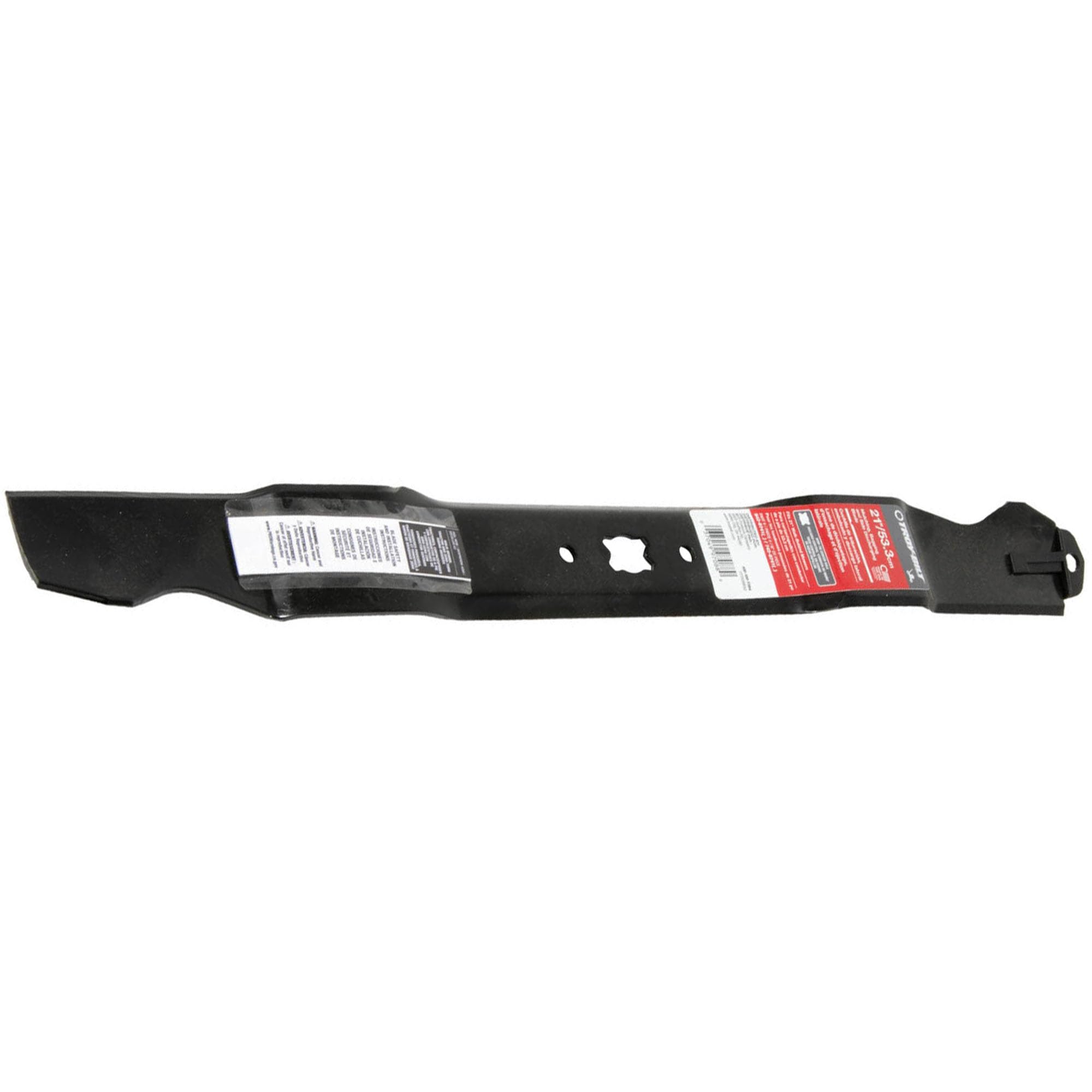 Troy-Bilt heat-dipped blade demonstrates strength and flexibility for yard work.