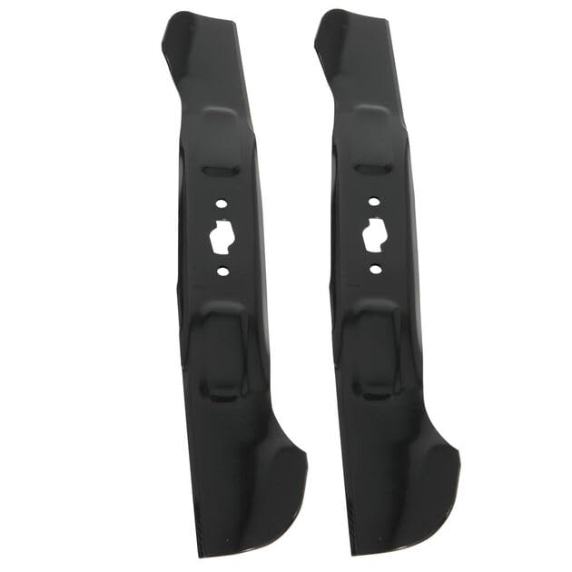 Troy-Bilt high-lift blade 46in for S-shaped center hole enhances lift and clipping discharge.