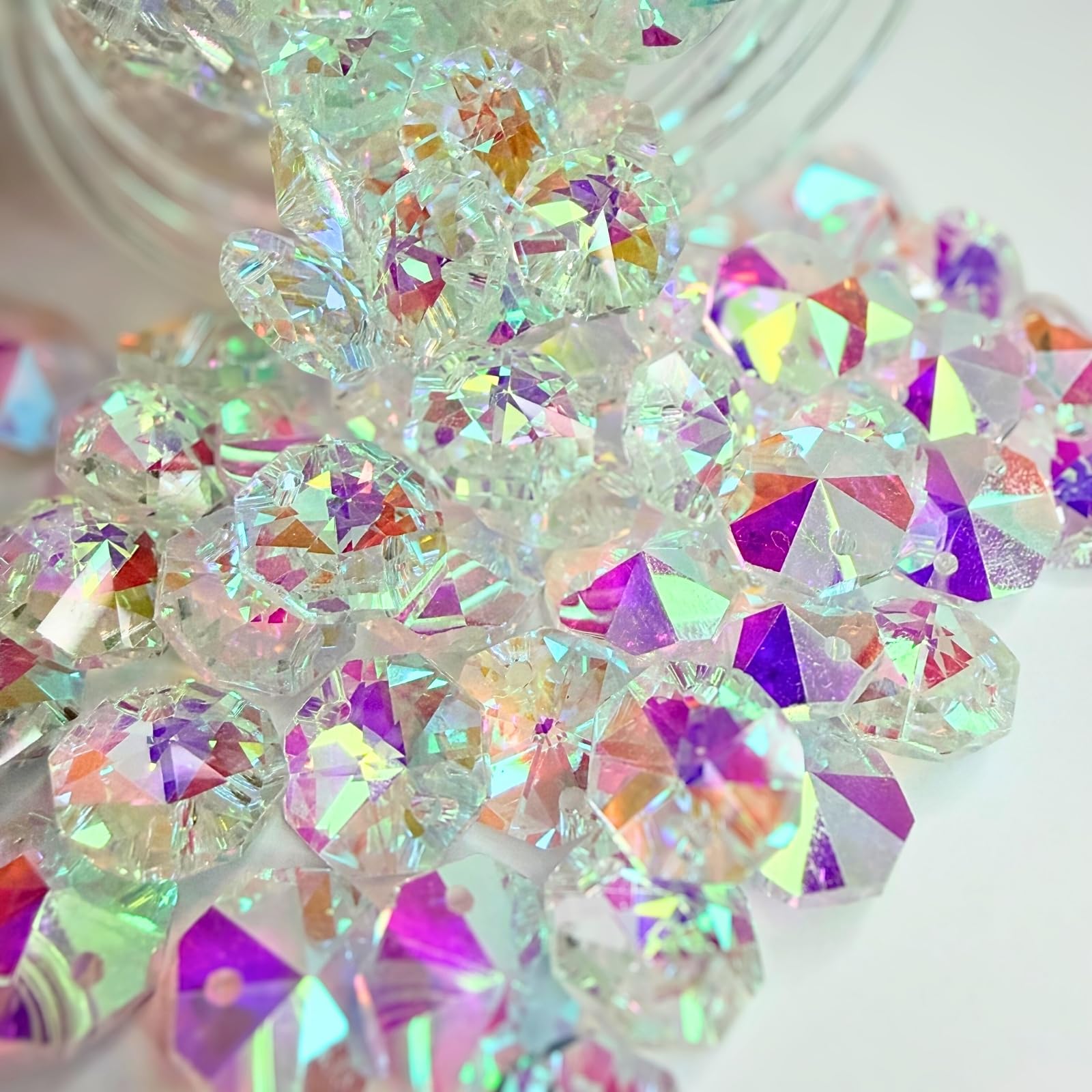 Troyune chandelier replacement beads adding sparkle to lighting accents