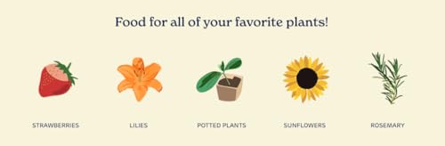True Organic All Purpose Plant Food bottle pouring into garden soil for feed.