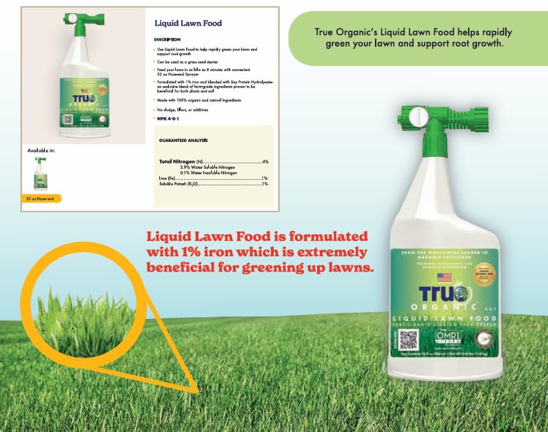 Soil and root benefits illustrated by True Organic organic blend supporting root development.