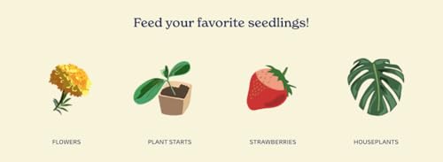 True Organic Liquid Preplant Starter label emphasizes easy application every two weeks.