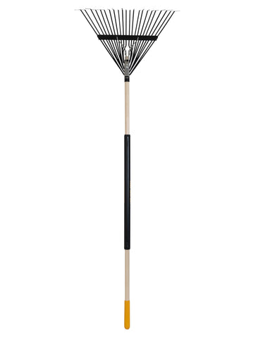 True Temper rake on lawn ready for seasonal cleanup