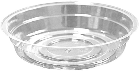 TRUEDAYS durable clear saucer for indoor and outdoor plant displays