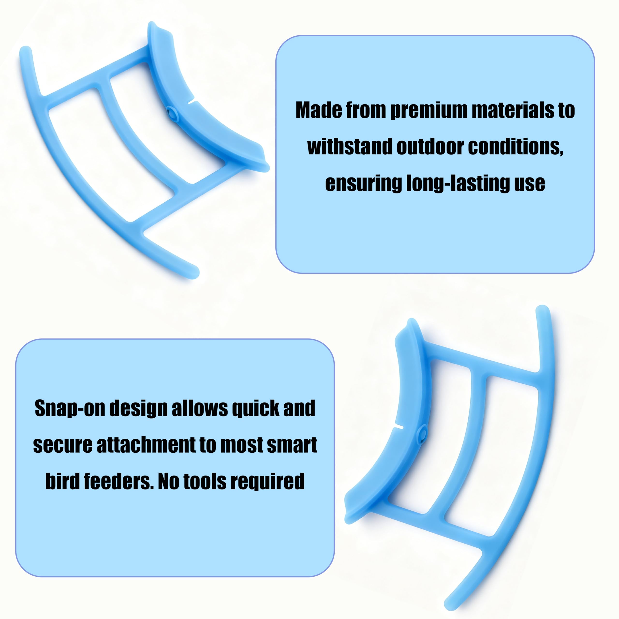 Snap-on installation on Truine perch enables quick upgrades with no tools required.