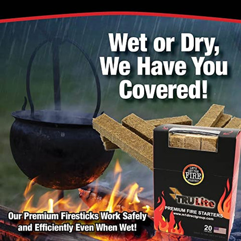 Tasteless, smokeless TRULite sticks for odor-free cooking