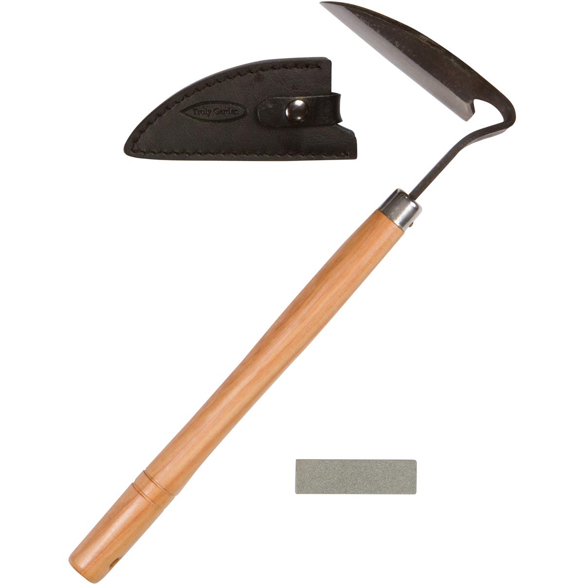 Truly Garden Effortless Weeding Sickle with root-cutting blade for deep weed removal