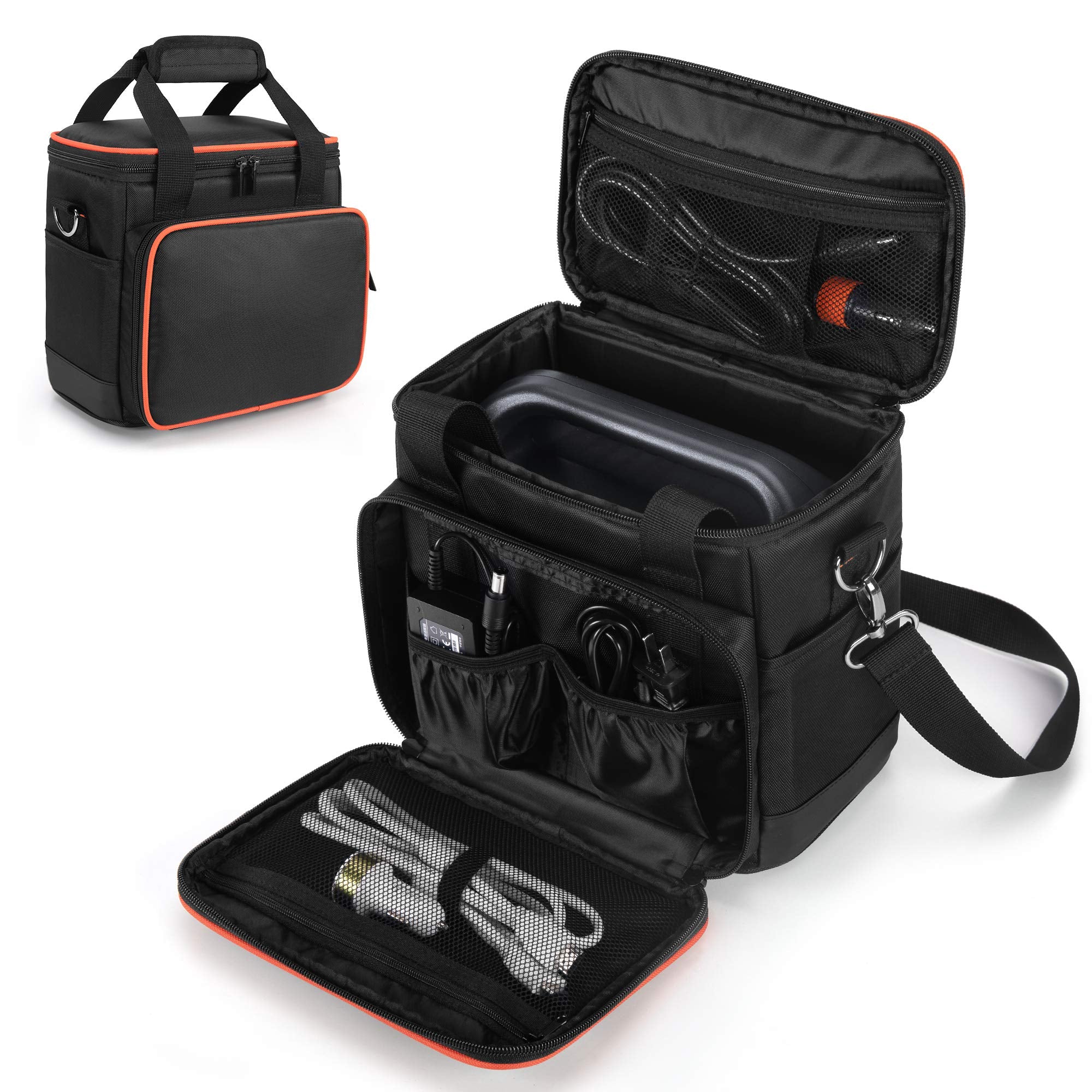 Trunab travel bag power station compartment keeps Explorer series organized during travel