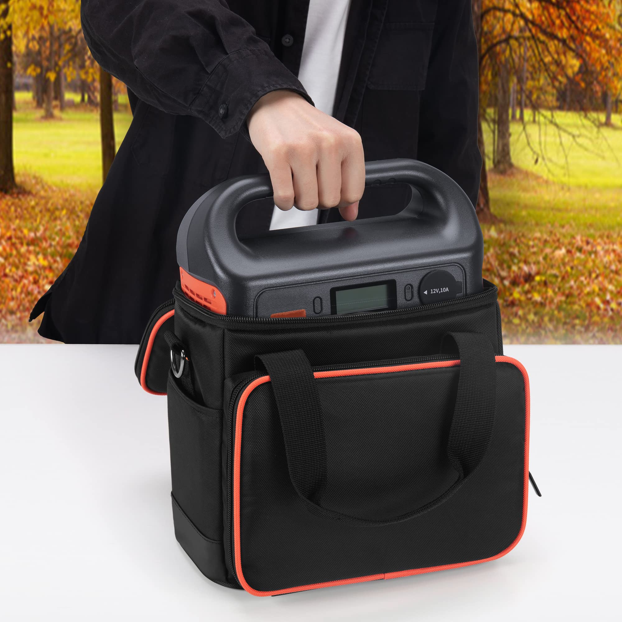Trunab travel bag premium nylon material offers durability and weather resistance