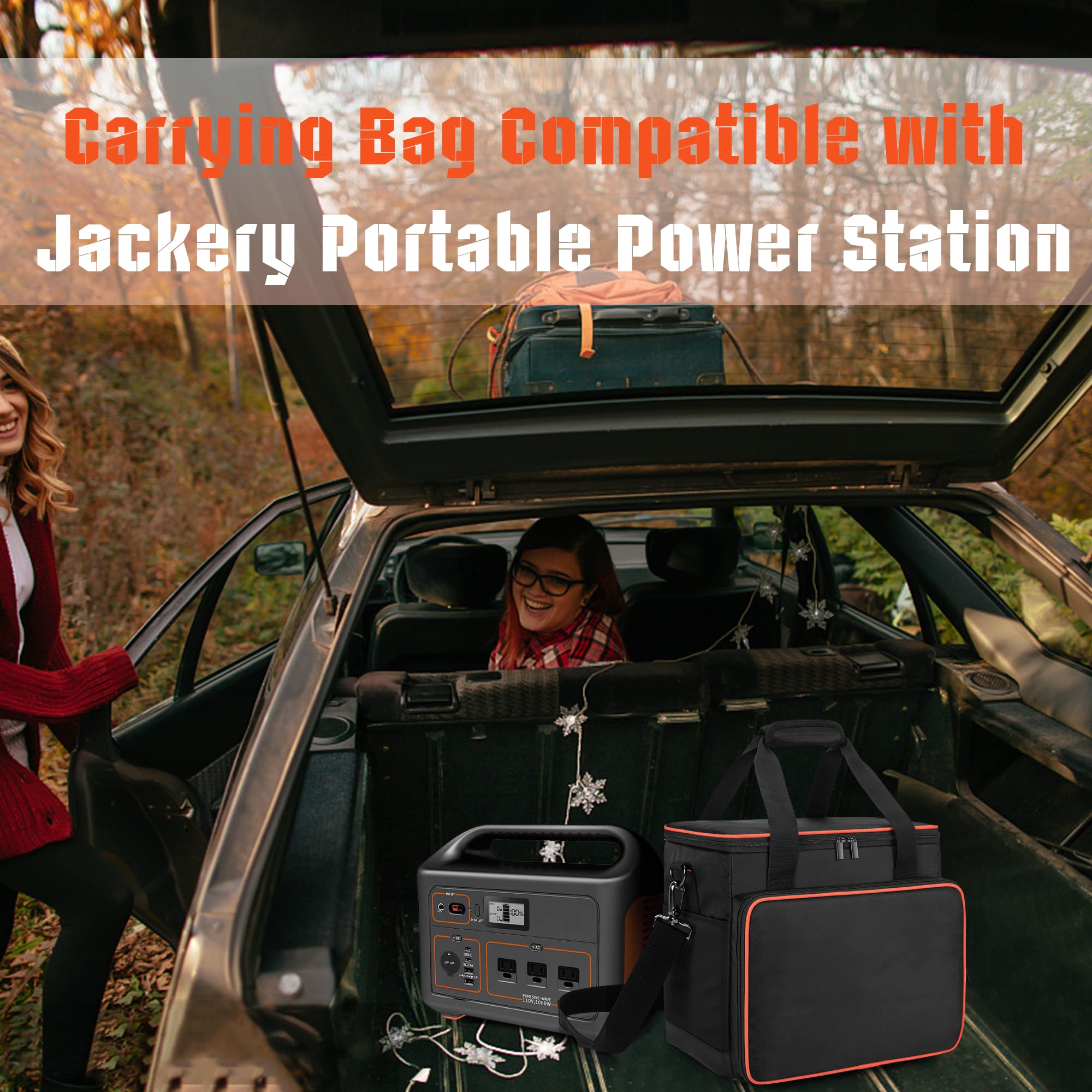 Trunab case pockets display compact storage for cables, chargers, and accessories.